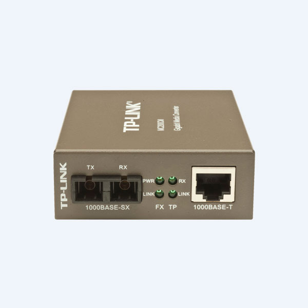 Convertidor de Medios TP-LINK, Multi-Modo GIGAETHERNET 850NM, 0.55km