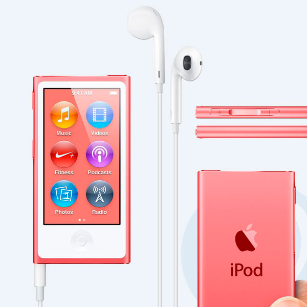 MD475E/A - iPod Nano, 16 GB, Rosa