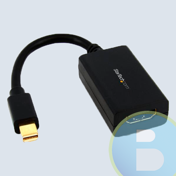 Adaptador Mini DisplayPort Macho - HDMI Hembra, StarTech, Negro
