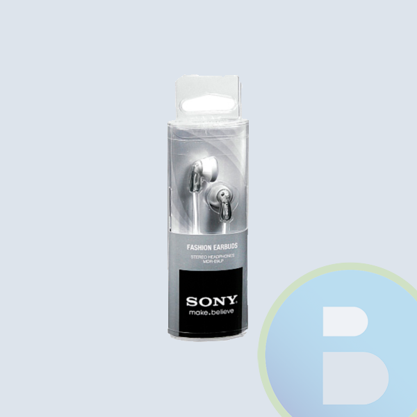 Audifonos SONY E9-L9, Earbuds, Blanco/Gris