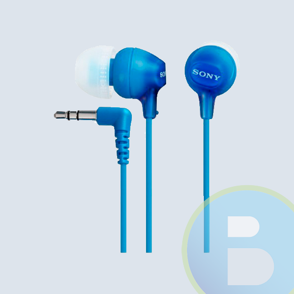 Audifonos SONY EX15-LP, Earbuds, Azul, Conector 3.5 mm