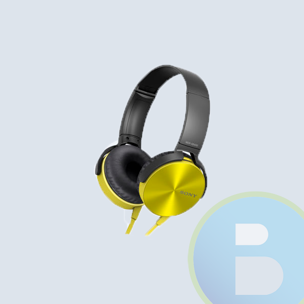 Audifonos SONY ZX-450, Earbuds, Amarillo, Manos libres