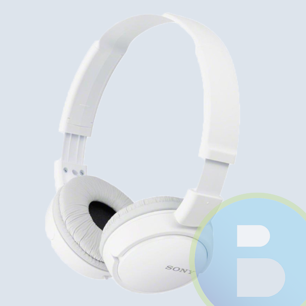 Audifonos SONY ZX-110, Earbuds, Blanco, Plegables