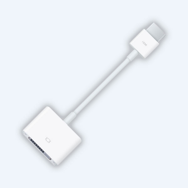 Adaptador Apple, HDMI/DVI
