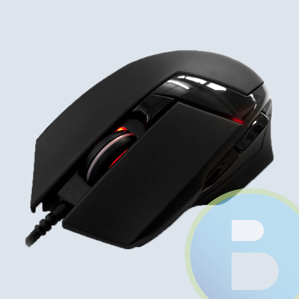 MOG46SNIPER02EGW - Mouse Eagle Warrior Sniper Elite, Optico, Alambrico, USB, 4000DPI Ajustables, Sensor de Mov/Funciones Macro, Incluye mousepad