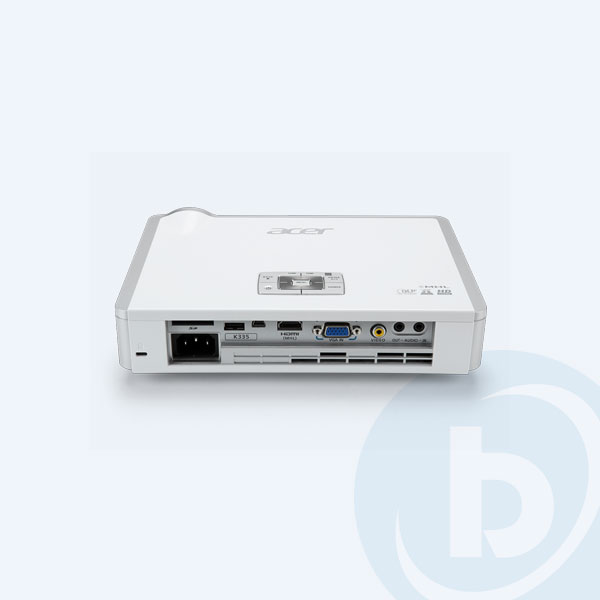 MR.JG711.00L - Proyector Acer K335, 1000 lumenes, HDMI, BLANCO