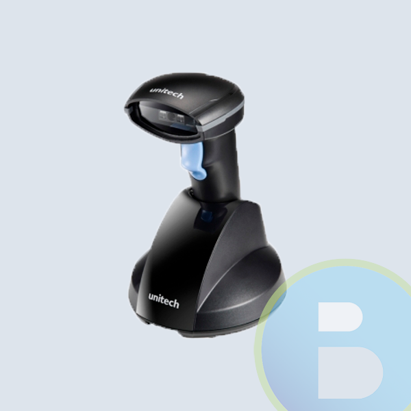 Lector de Codigo de Barras Unitech MS340B, Direccional,Inalambrico/USB/Base de Carga