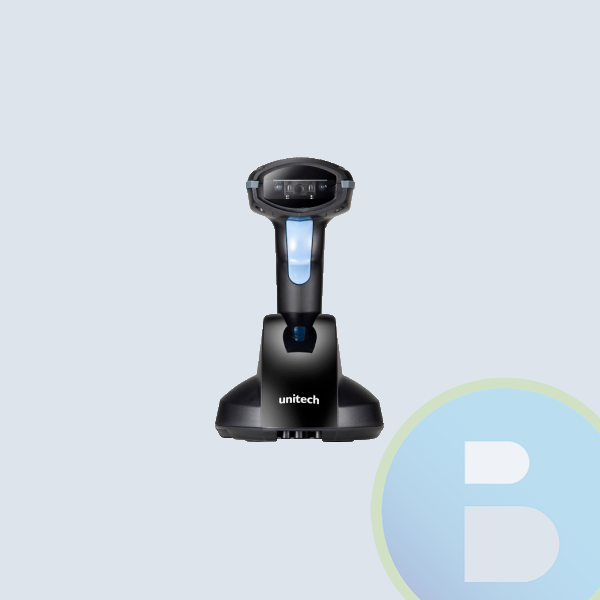 MS340-CUBBGCSG - Lector de Codigo de Barras Unitech MS340B, Direccional,Inalambrico/USB/Base de Carga