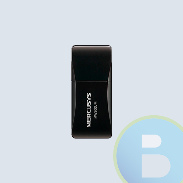 Adaptador de Red Mercusys USB MW300UM, Inalámbrico, 300 Mbit/s