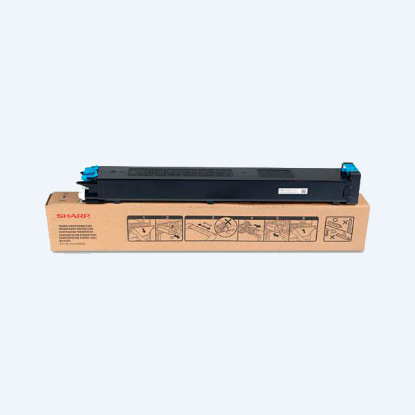 Tóner Sharp MX-27NTCA,  Cyan, Rendimiento Estandar