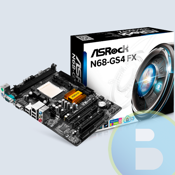 Tarjeta Madre ASRock micro ATX N68-GS4 FX, S-AM3+, NVIDIA nForce 630a, 16GB DDR3