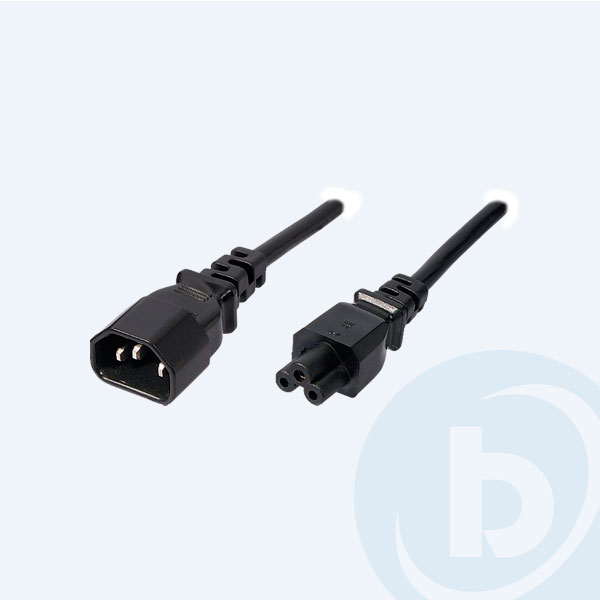 NA#1959 - Cable de Energ&iacute;a tipo Trebol para Computadoras y Monitores