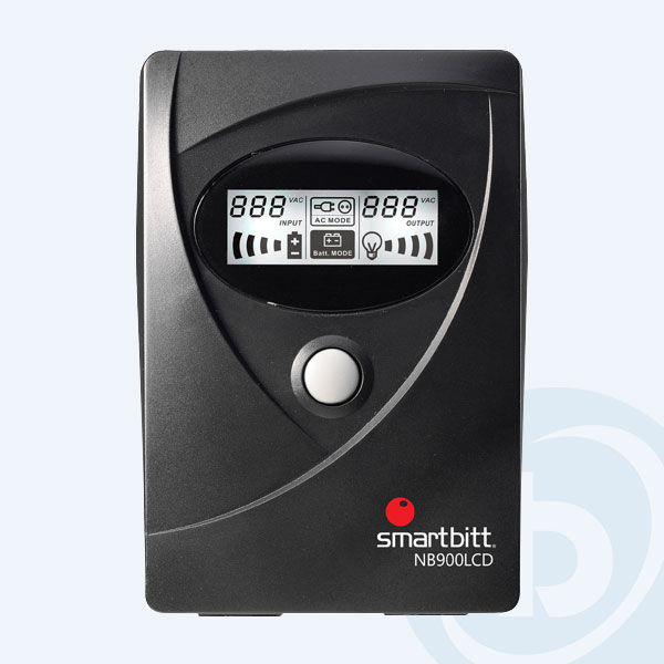 NB900LCD - No Break Smartbitt 900LCD, 900VA, 480W, 6 Contactos, 35min, USB