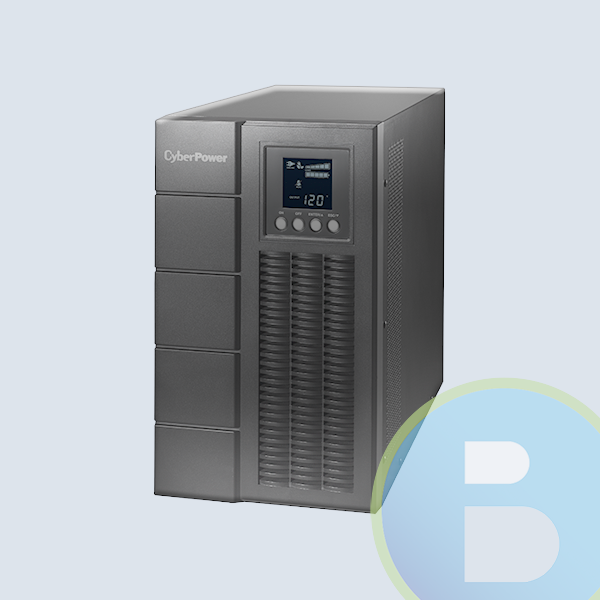 OLS3000 - No Break Cyberpower OLS3000, 3000VA, 2700w, On Line, LCD 8 Contactos, Torre