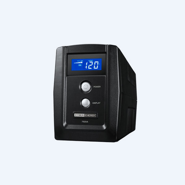 No Break CyberPower OM750ATLCD, 750VA, 420W, 6 Contactos, USB, Negro
