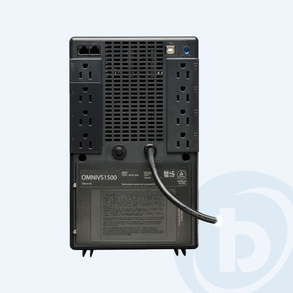 OMNIVS1500XL - No Break Tripp Lite OMNIVS1500XL, 1500VA, 940W, 13 min, 8 Contactos, Torre