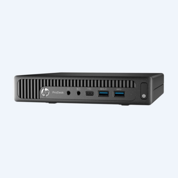 Gabinete HP ProDesk MINI 600 G2, Core i5-6500T, 8GB RAM, 1TB DD + 8GB SSD, W7/10 Pro