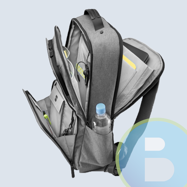 P6N23AA - Mochila HP, 17.3", Negro/Gris