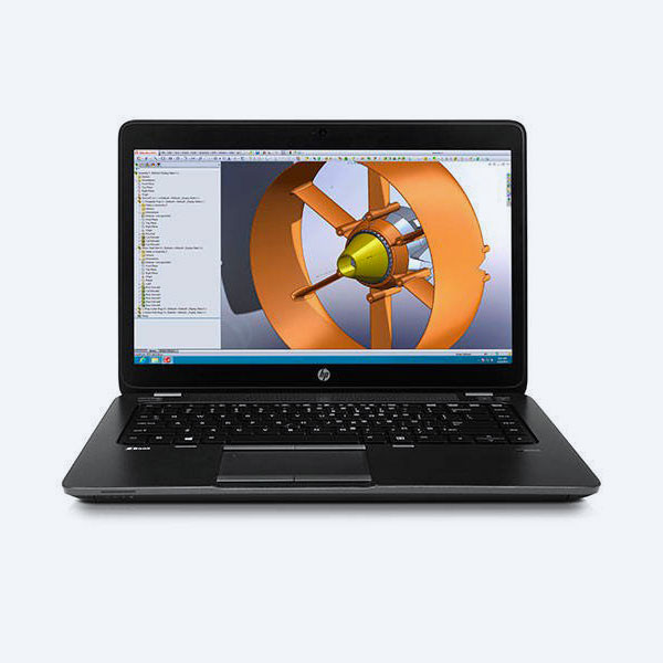 Laptop HP ZBook 14 G2 Workstation, 14'', Core i7-5500U, 8GB RAM, 1TB DD / 256GB SSD, Windows 7 / 10 Pro, Grafito
