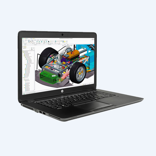 Laptop HP ZBook 15u G2 Workstation, Core i7-5500U, 8GB RAM, 256GB SSD, Windows 7 / 10 Pro, Grafito