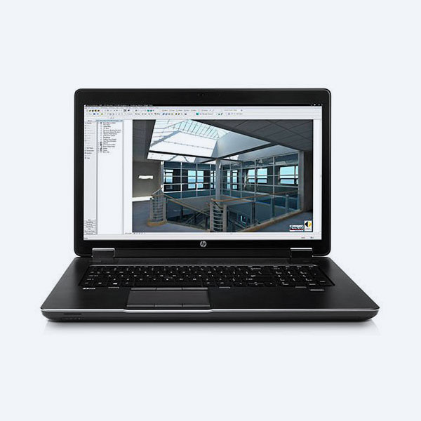 Laptop HP ZBook 17 G2 Workstation, 17.3'', Core i7-4710MQ, 8GB RAM, 1TB DD, DVDRW, Windows 7 / 10 Pro, Negro