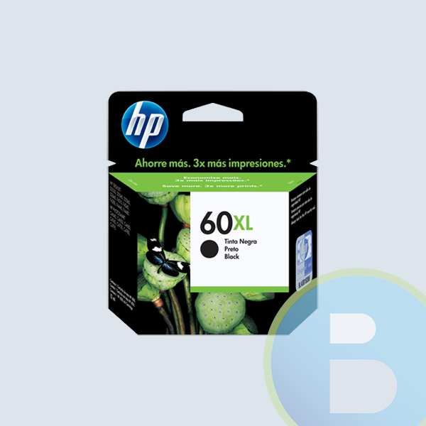TINTA HP 60 XL, Negro, Tricolor, Alto Rendimiento