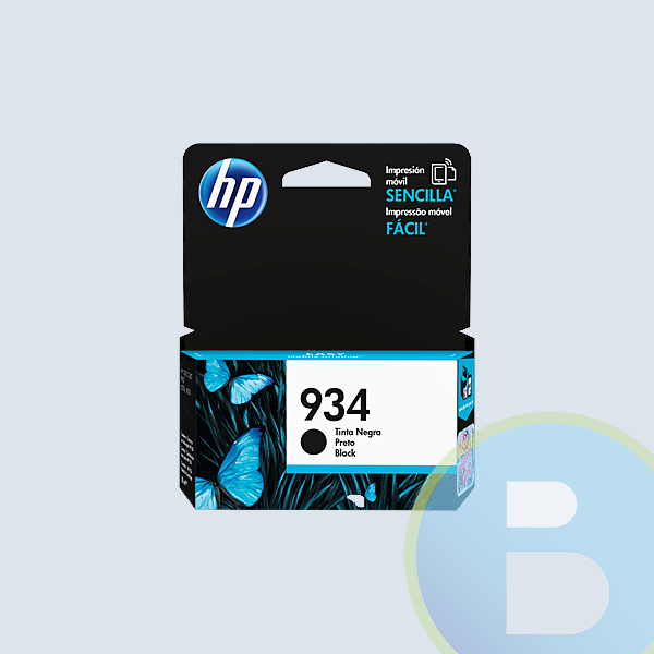 Cartucho de Tinta HP 934, Alto Rendimiento, Negro