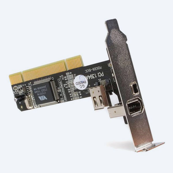 Tarjeta PCI StarTech.com Firewire 400, PCI / PCI-X, 2 Puertos 6 pines/1 Puerto 4 Pines, Bajo Perfil
