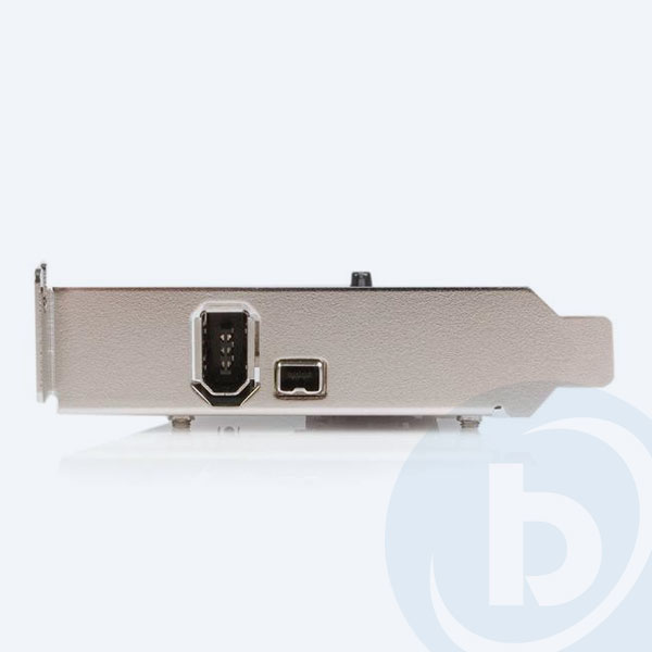 PCI1394_2LP - Tarjeta PCI StarTech.com Firewire 400, PCI / PCI-X, 2 Puertos 6 pines/1 Puerto 4 Pines, Bajo Perfil