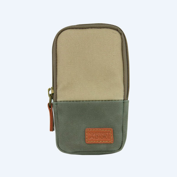 Estuche Perfect Choice CANVAS, para Cámara/Smartphone, Cappuccino