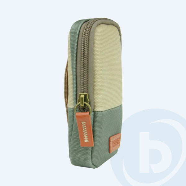 PC-082200 - Estuche Perfect Choice CANVAS, para C&aacute;mara/Smartphone, Cappuccino