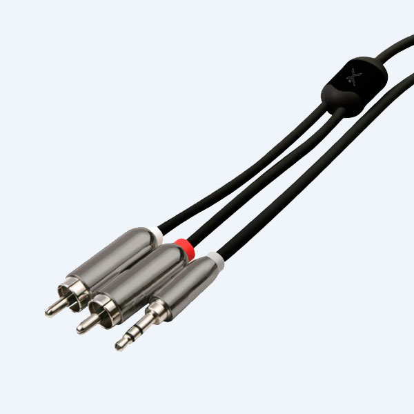 Cable de Audio Perfect Choice 3.5mm a 2 RCA Macho