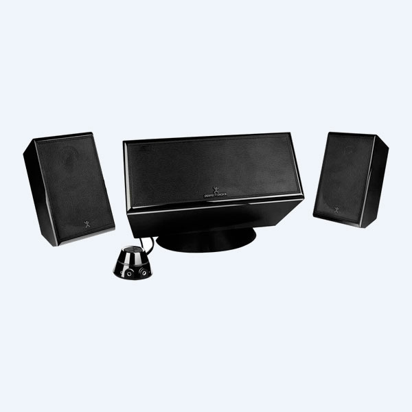 PC-112129 - Bocinas, Concert Perfect Choice, 2.1, Watts 5 w x 2 + 20 w (30 w rms)