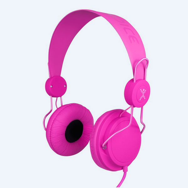 Audífonos Perfect Choice Solid, Diadema, Con Micrófono, Color Rosa