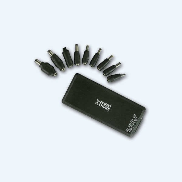 Adaptador de Corriente Universal Perfect Choice, P/Laptop, con Puntas Intercambiables