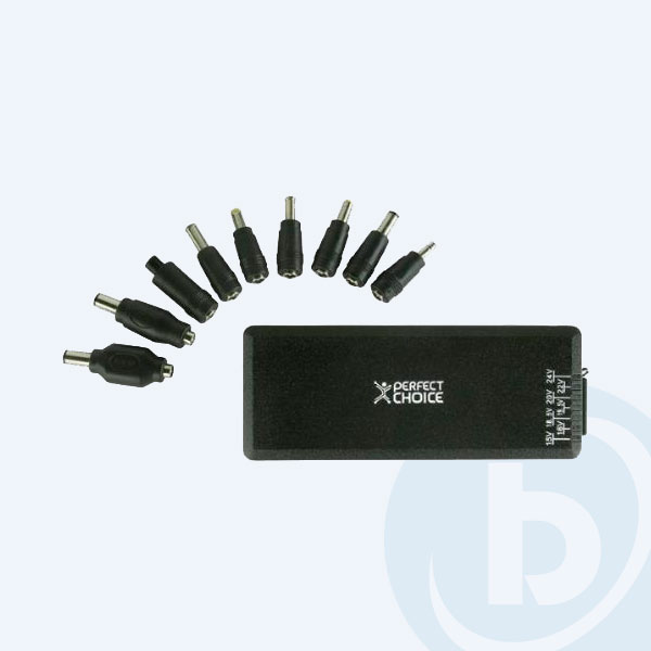 PC-240655 - Adaptador de Corriente Universal Perfect Choice, P/Laptop, con Puntas Intercambiables