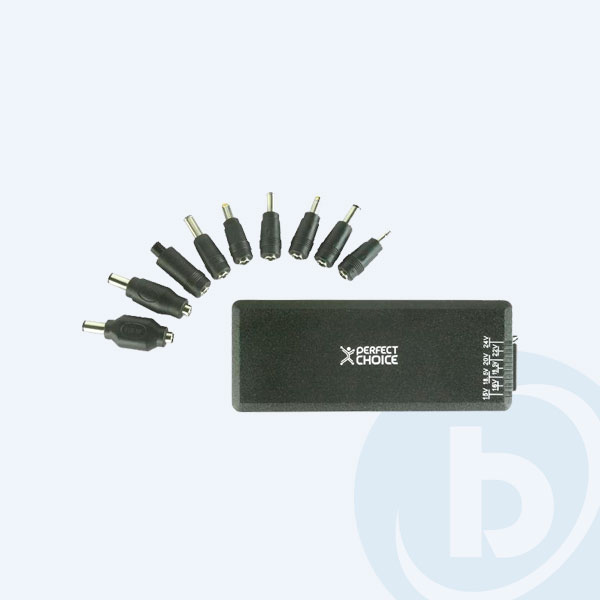 PC-240655 - Adaptador de Corriente Universal Perfect Choice, P/Laptop, con Puntas Intercambiables