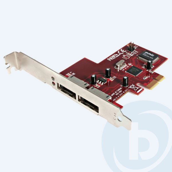PEXESATA2 - Tarjeta PCI Express StarTech.com, 2 Puertos eSATA