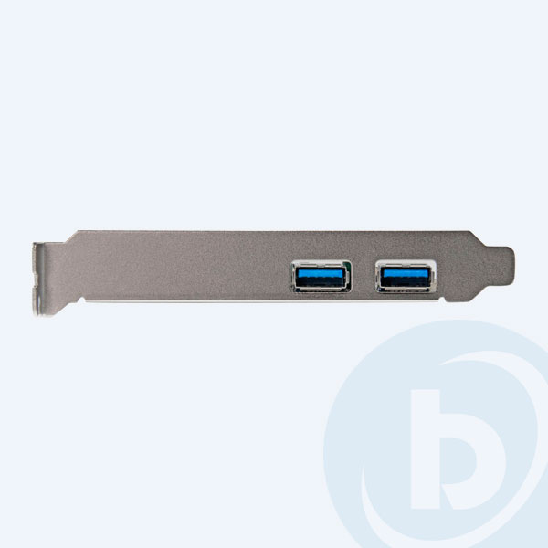 PEXUSB3S23 - Tarjeta StarTech.com PCI-E con 2 puertos USB 3.0, alimentaci&oacute;n SATA