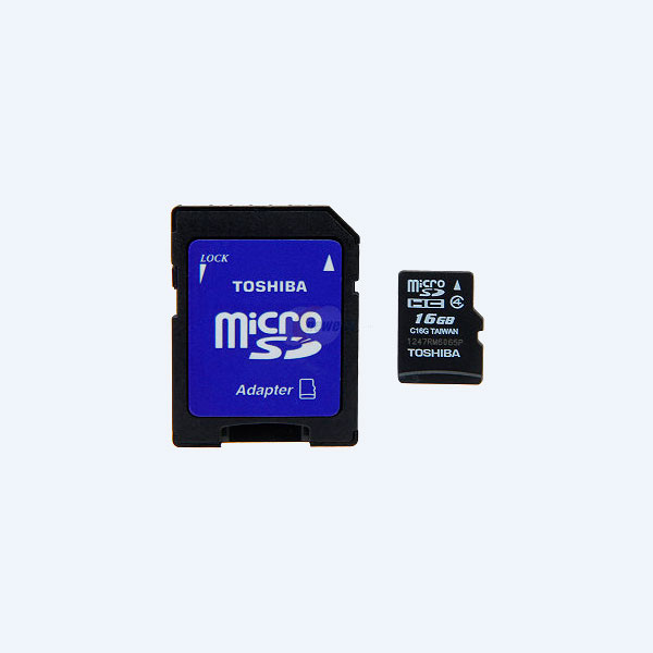 Memoria Micro SDHC Toshiba PFM016U-1DAK, 16GB, Clase 4, Con Adaptador