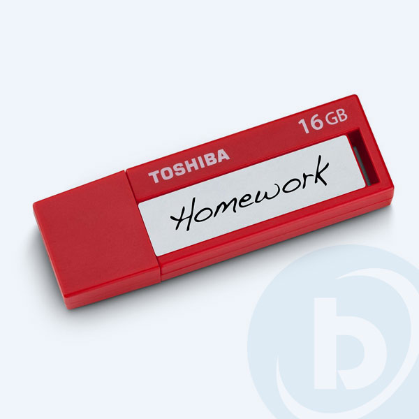 PFU016U-1BLR - Memoria USB 3.0 Toshiba TransMemory, 16GB,  Rojo