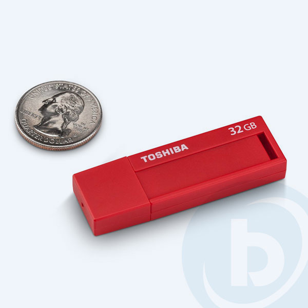 PFU032U-1BLR - Memoria USB 3.0 Toshiba TransMemory, 32GB, Rojo