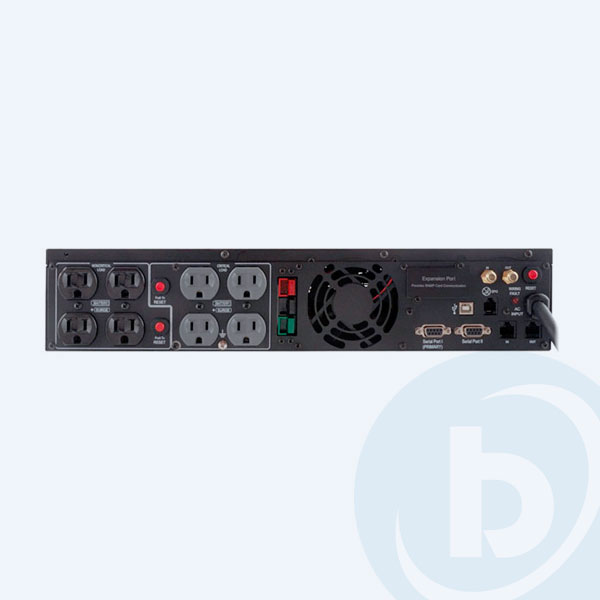 PR1500LCDRTXL2U - No Break CyberPower Smart App, 1500 VA, 1125 Watts, 8 contactos, 24 minutos, Rack, 2U