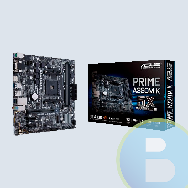 Tarjeta Madre Asus Prime A320M-K, DDR4 3200/USB3.1/Micro ATX/AMD S-AM4 Ryzen