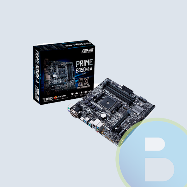 Tarjeta Madre Asus Prime B350M-A/CSM, AMD S-AM4 RYZEN/DDR4 2666/USB 3.1