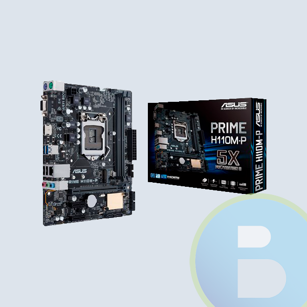 Tarjeta Madre Asus PRIME H110M-P, DDR4 2400/VGA/HDMI/Micro ATX, 7A/6A Gen Intel S-1151