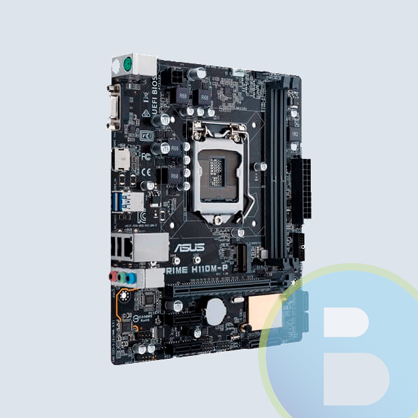PRIME H110M-P - Tarjeta Madre Asus PRIME H110M-P, DDR4 2400/VGA/HDMI/Micro ATX, 7A/6A Gen Intel S-1151