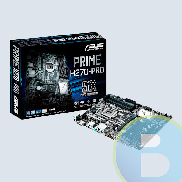 Tarjeta Madre ASUS H270-PRO, 4XDDR4, DVI, HDMI, 4XPCI 3.0, 2XUSB 3.1, S-1151