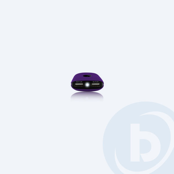 PWPB-403 - Bater&iacute;a Port&aacute;til Acteck PB-400, 4400 mAh, USB/micro USB, Morado