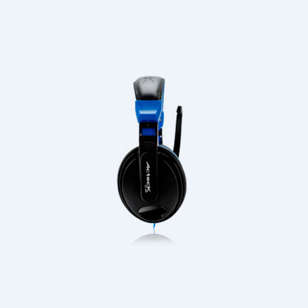PYAG-001 - Aud&iacute;fonos Acteck AG-900, Diadema, con Micr&oacute;fono, Azul